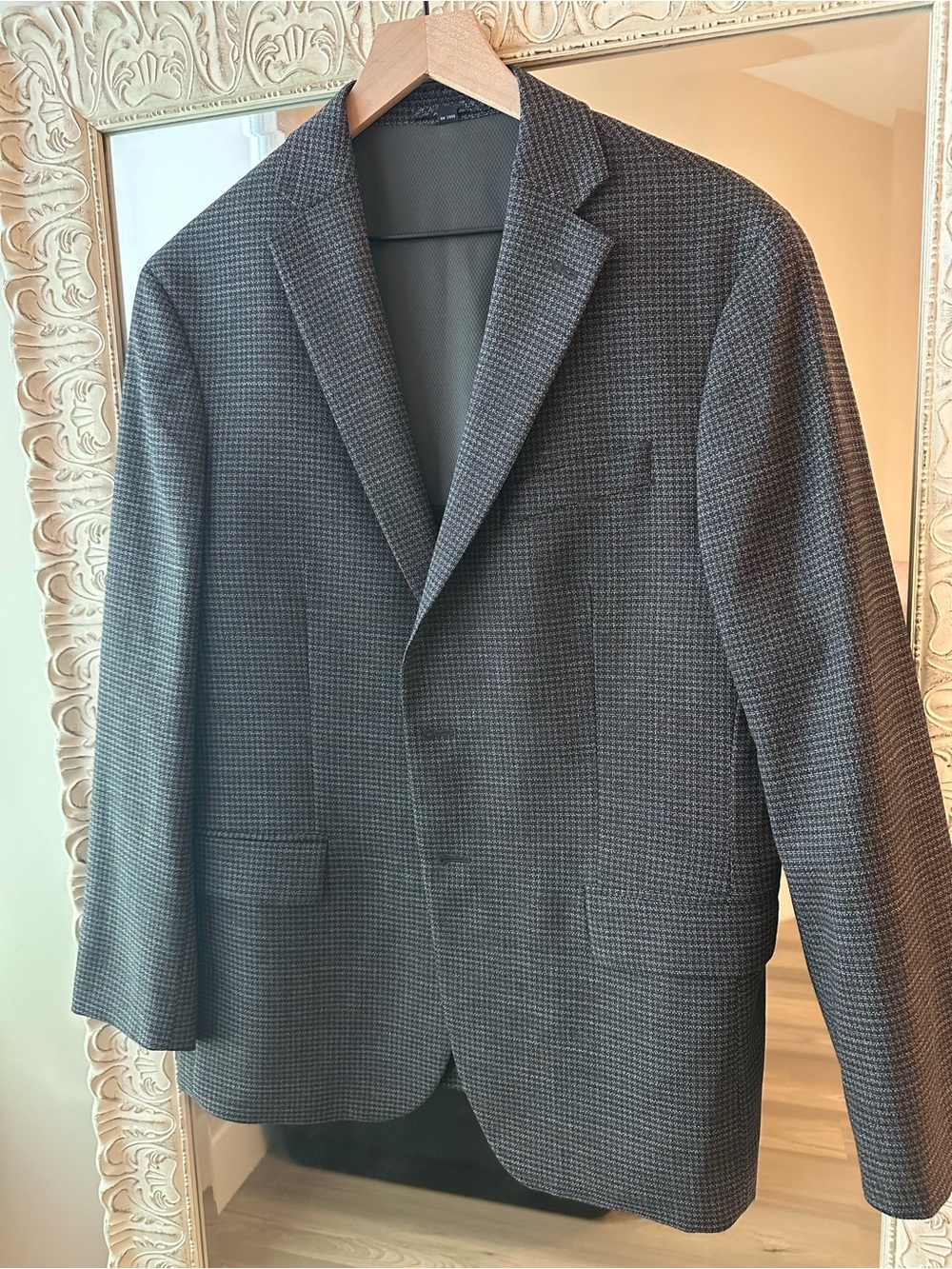Jos. A. Bank Men's Charcoal Micro-Check Sport Coat